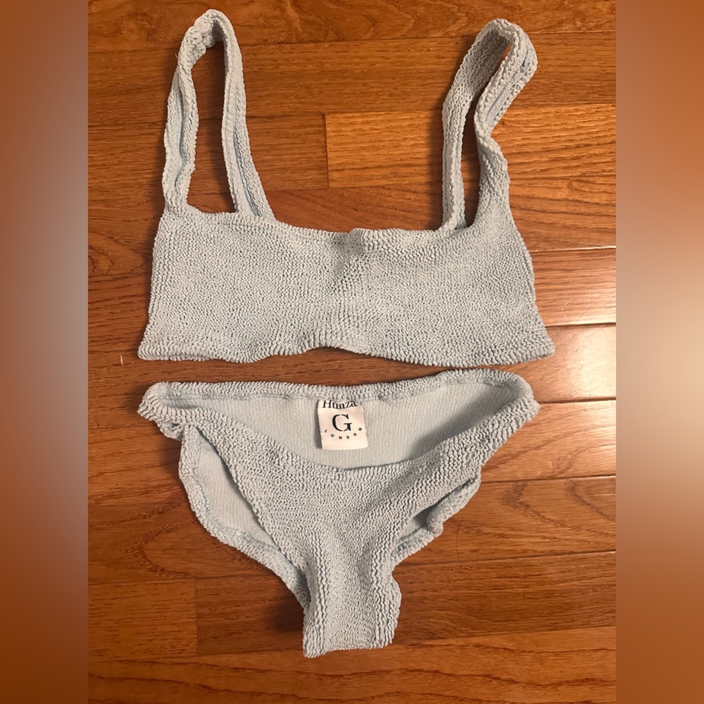 Hunza G Light Blue bikini